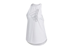 NNEKG Womens Badge of Sport Tech Tank (White Black Size M)