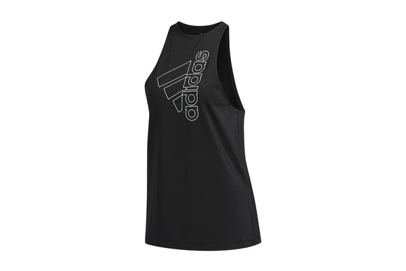 NNEKG Womens Badge of Sport Tech Tank (Black White Size L)