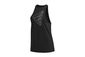 NNEKG Womens Badge of Sport Tech Tank (Black White Size M)