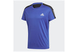 NNEKG Mens Own The Run Tee (Team Royal Blue Reflective Silver Size 2XL)