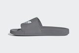 NNEKG Mens Adilette Lite Slides (GreyThree White GreyThree Size 12 US)