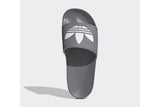 NNEKG Mens Adilette Lite Slides (GreyThree White GreyThree Size 11 US)