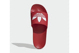 NNEKG Mens Adilette Lite Slides (Scarlet White Scarlet Size 9 US)