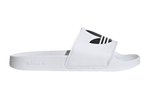 NNEKG Mens Adilette Lite Slides (White CoreBlack White Size 8 US)
