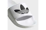 NNEKG Mens Adilette Lite Slides (White CoreBlack White Size 8 US)