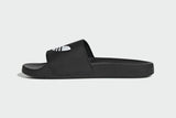 NNEKG Unisex Adilette Lite Slides (CoreBlack White CoreBlack Size 6 US)