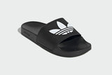 NNEKG Unisex Adilette Lite Slides (CoreBlack White CoreBlack Size 5 US)