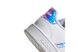 NNEKG Boys Grand Court Infant Shoes (White White Dash Grey Size 4.5 US)