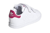 NNEKG Girls Stan Smith Infant Casual Shoes (Cloud White Cloud White Bold Pink Size 4.5 US)