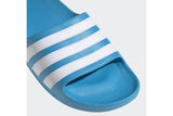 NNEKG Boys Adilette Aqua K Slides (Solar Blue White Solar Blue Size 2 US)