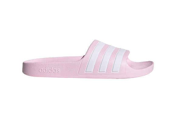 NNEKG Girls Adilette Aqua K Slides (Clear Pink White Clear Pink Size 3 US)