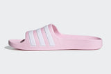 NNEKG Girls Adilette Aqua K Slides (Clear Pink White Clear Pink Size 3 US)