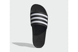 NNEKG Mens Adilette Boost Slides (Black White Black Size 10 US)