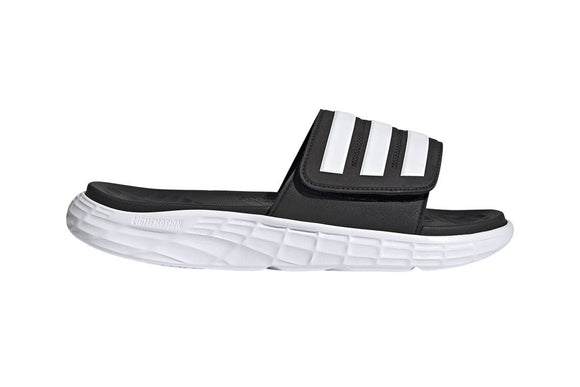 NNEKG Mens Duramo SL Slides (Black White White Size 9 US)