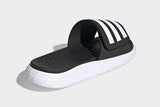 NNEKG Mens Duramo SL Slides (Black White White Size 10 US)