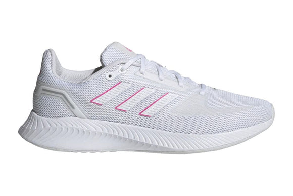 NNEKG Womens Runfalcon 2.0 Running Shoes (Cloud White Cloud White Screaming Pink Size 6 US)