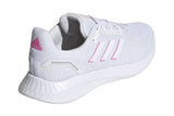 NNEKG Womens Runfalcon 2.0 Casual Shoe (Cloud White Cloud White Screaming Pink Size 6.5 US)