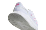 NNEKG Womens Runfalcon 2.0 Casual Shoe (Cloud White Cloud White Screaming Pink Size 6.5 US)