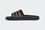 NNEKG Womens Adilette Slides (Black Leopard Size 9 US)