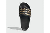 NNEKG Womens Adilette Slides (Black Leopard Size 7 US)