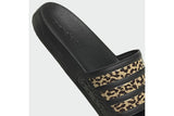 NNEKG Womens Adilette Slides (Black Leopard Size 9 US)