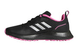 NNEKG Womens Runfalcon 2.0 TR Running Shoes (Core Black Silver Met. Screaming Pink Size 6 US)
