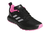 NNEKG Womens Runfalcon 2.0 TR Casual Shoe (Core Black Silver Metallic Screaming Pink Size 6.5 US)