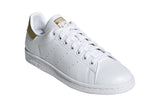 NNEKG Originals Womens Stan Smith Shoes (White White Gold Metallic Size 9 US)