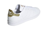 NNEKG Originals Womens Stan Smith Shoes (White White Gold Metallic Size 9.5 US)