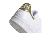 NNEKG Originals Womens Stan Smith Shoes (White White Gold Metallic Size 8 US)