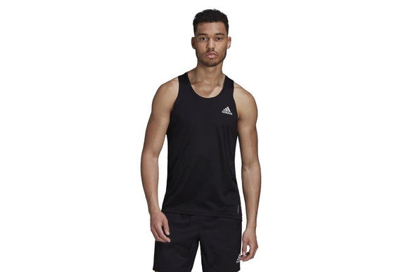 NNEKG Mens On The Run Singlet (Black Size XL)