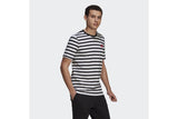 NNEKG Mens Stripy Jersey T Shirt (Black White Size S)