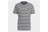 NNEKG Mens Stripy Jersey T Shirt (Black White Size S)