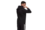 NNEKG Mens Big Logo French Terry Hoodie (Black White Size XL)