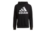 NNEKG Mens Big Logo French Terry Hoodie (Black White Size M)