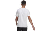 NNEKG Mens Linear Logo Jersey T Shirt (White Black Size M)