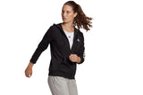 NNEKG Womens Essentials French Terry Full Zip Hoodie (Black White Size M)