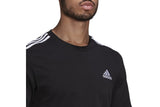 NNEKG Mens 3 Stripes Core Sport Inspired Jersey Tee (Black White Size M)