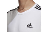 NNEKG Mens 3 Stripes Core Sport Inspired Jersey Tee (White Black Size M)