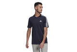 NNEKG Mens 3 Stripes Core Sport Inspired Jersey Tee (Legend Ink Size L)