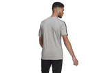 NNEKG Mens 3 Stripes Core Sport Inspired Jersey Tee (Medium Grey Heather Size XL)