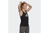 NNEKG Womens Designed 2 Move Big Logo Tank (Black White Size XL)