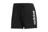 NNEKG Womens Linear French Terry Shorts (Black White Size L)