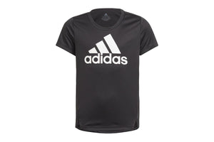 NNEKG Girls Big Logo Tee (Black White Size 7 8Y)