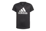 NNEKG Girls Big Logo Tee (Black White Size 7 8Y)