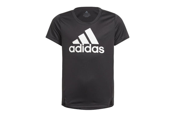 NNEKG Girls Big Logo Tee (Black White Size 6 7Y)