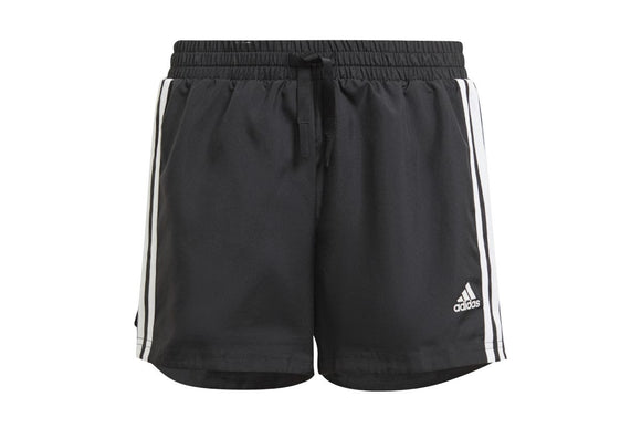 NNEKG Girls Designed 2 Move 3 Stripe Short (Black White Size 4 5Y)