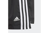 NNEKG Girls Designed 2 Move 3 Stripe Short (Black White Size 14 15Y)