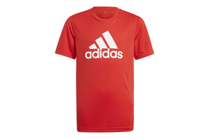 NNEKG Boys Designed 2 Move Big Logo T Shirt (Vivid Red White Size 11 12Y)