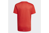 NNEKG Boys Designed 2 Move Big Logo T Shirt (Vivid Red White Size 9 10Y)